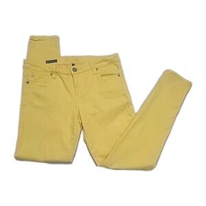 Women's Jeans Size 8 Yellow Viv Toothpick Skinny Kut from the Cloth